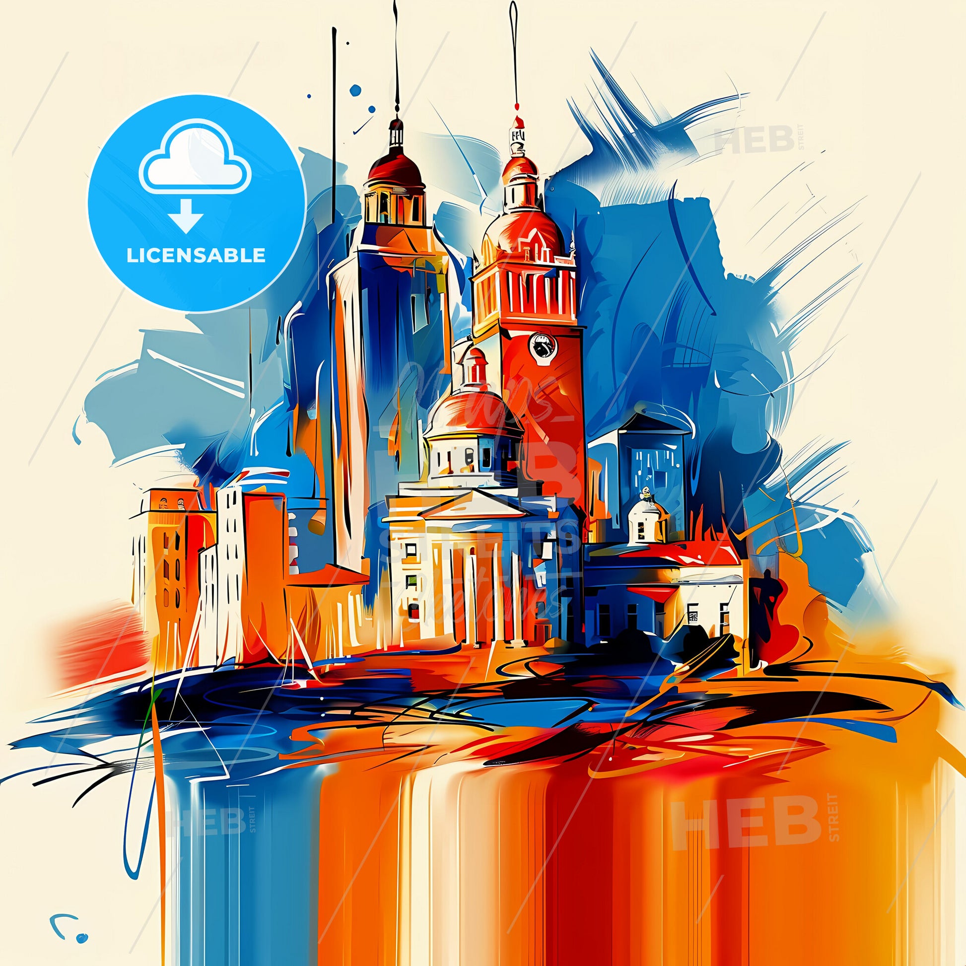 Vibrant Montgomery, Alabama - A Painting Of A City