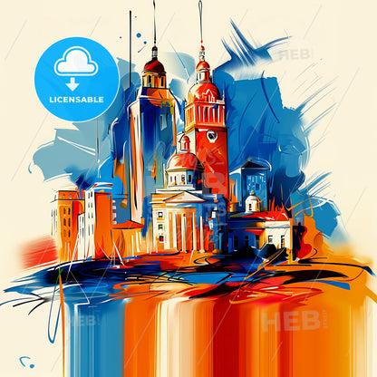 Vibrant Montgomery, Alabama - A Painting Of A City