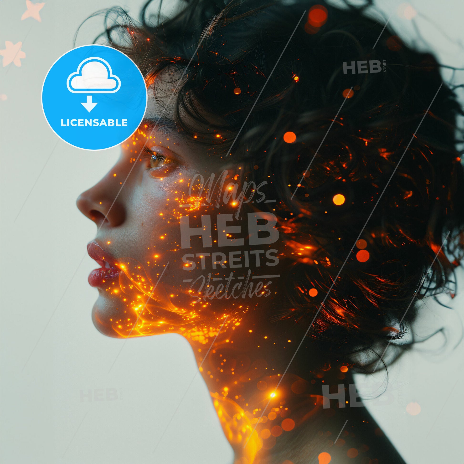 Mystery in the Medium - A woman with glowing skin