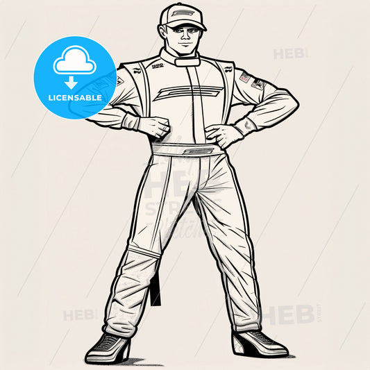 Nascar - A Man In A Race Suit