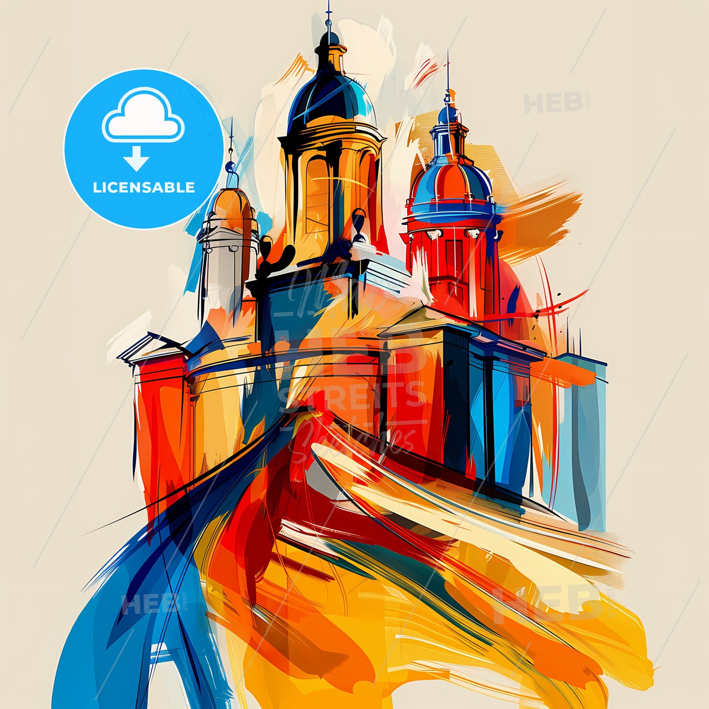 Vibrant Newcastle–Maitland, Australia - A Painting Of A Building