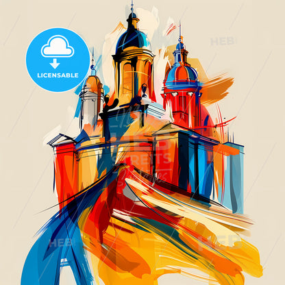 Vibrant Newcastle–Maitland, Australia - A Painting Of A Building