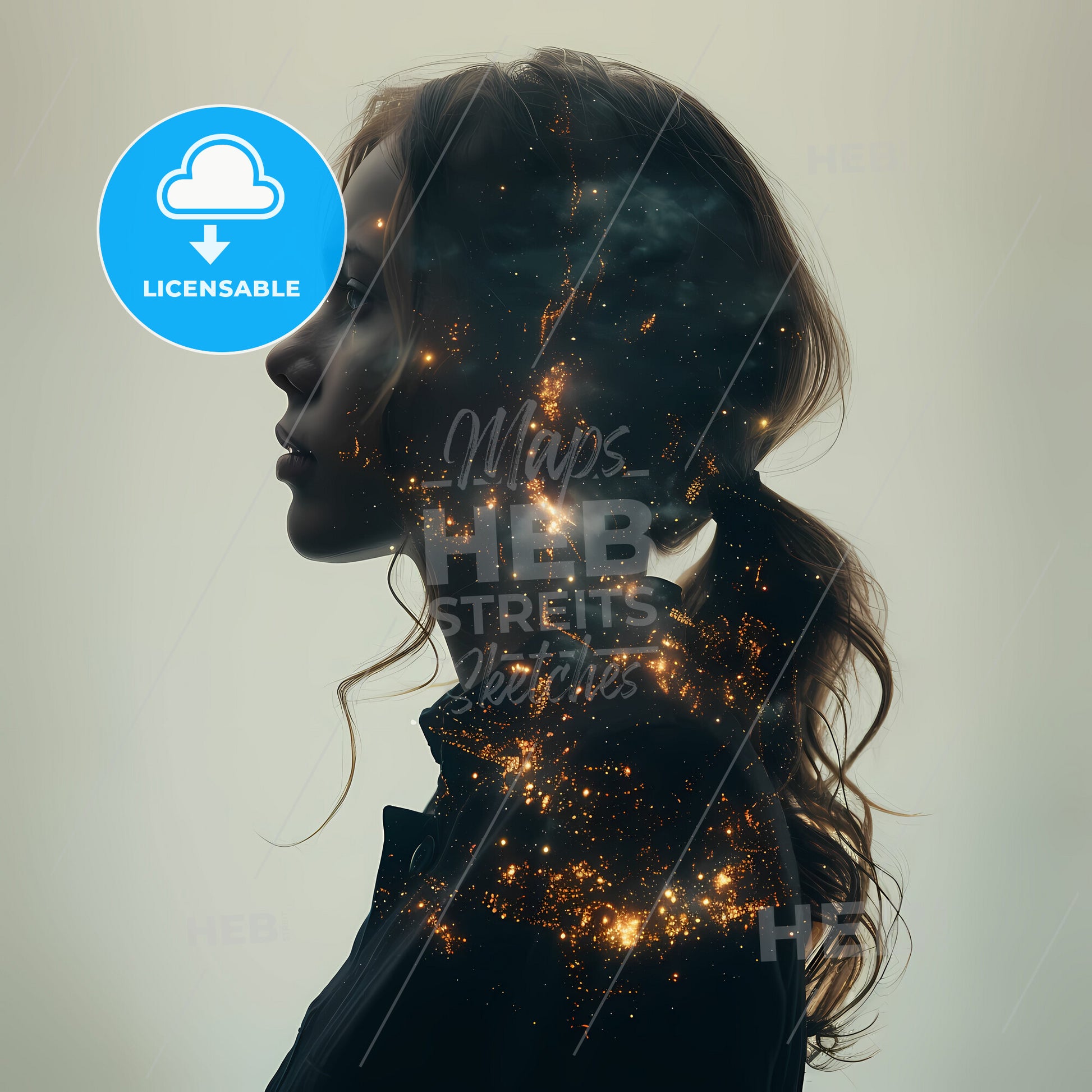 Operational Insights: Behind the Scenes - A woman with a ponytail and lights