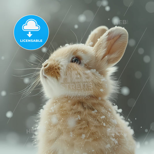 Over the Moon: A Rabbitâ€™s Journey - A rabbit in the snow