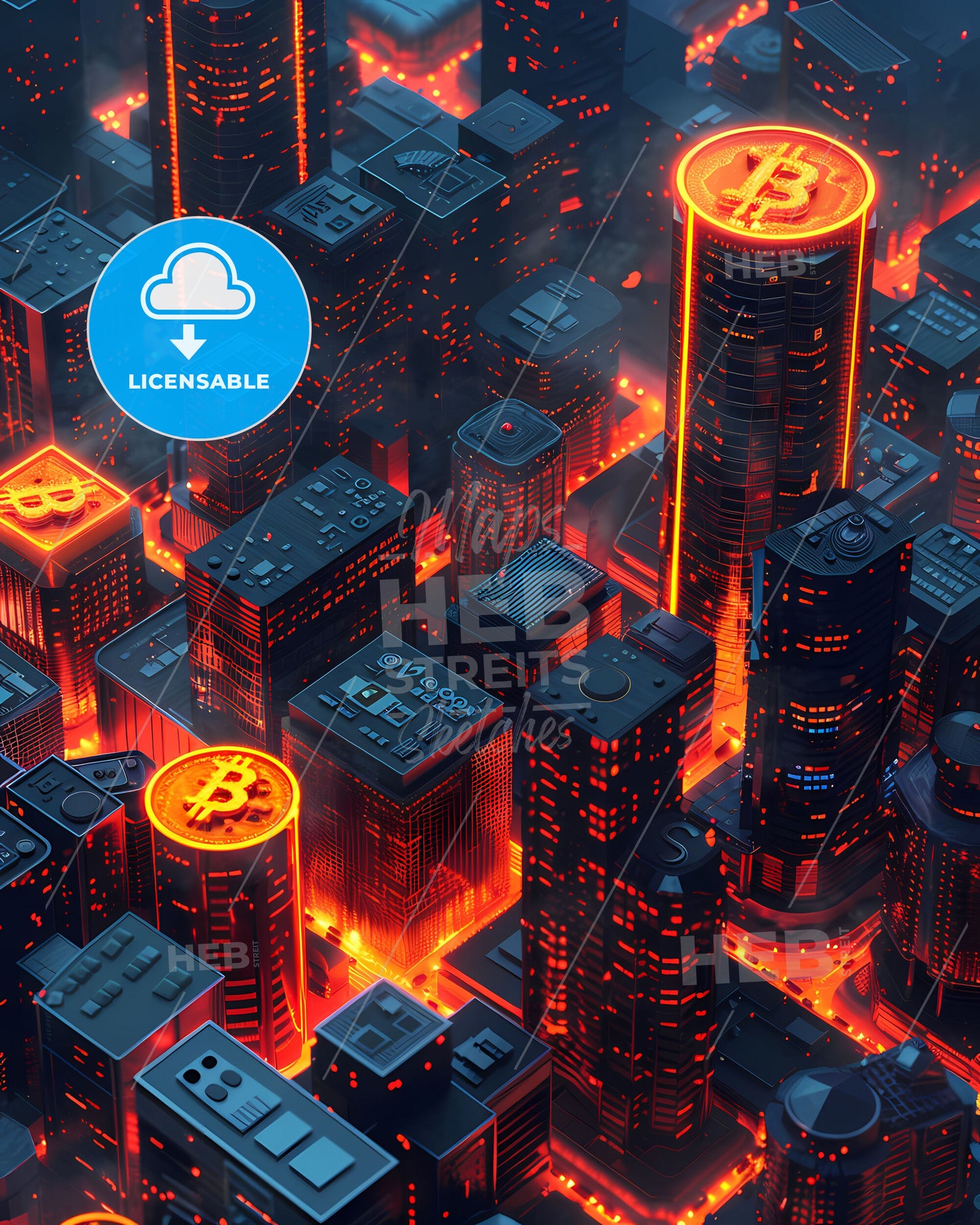 Intriguing Digital Artwork Depicting the Stability and Recurrence of Passive Income Streams