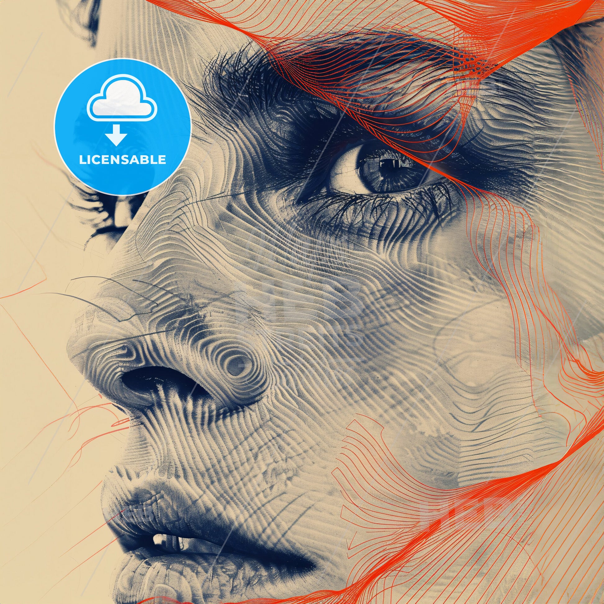 A Close Up Of A Woman's Face