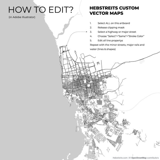 Light Map - Free Custom Vector Map Sample