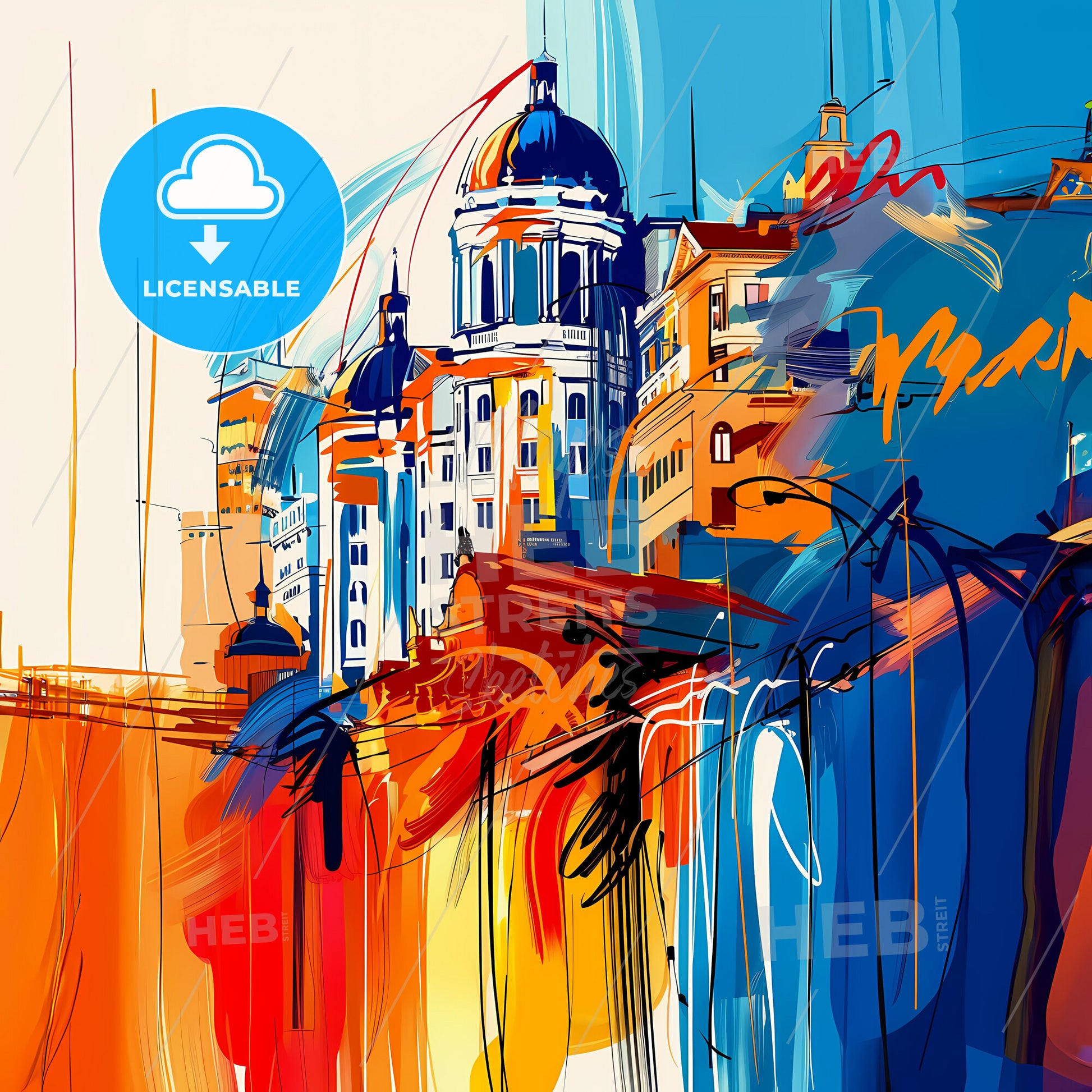 Vibrant Puente Alto, Chile - A Colorful Painting Of A City