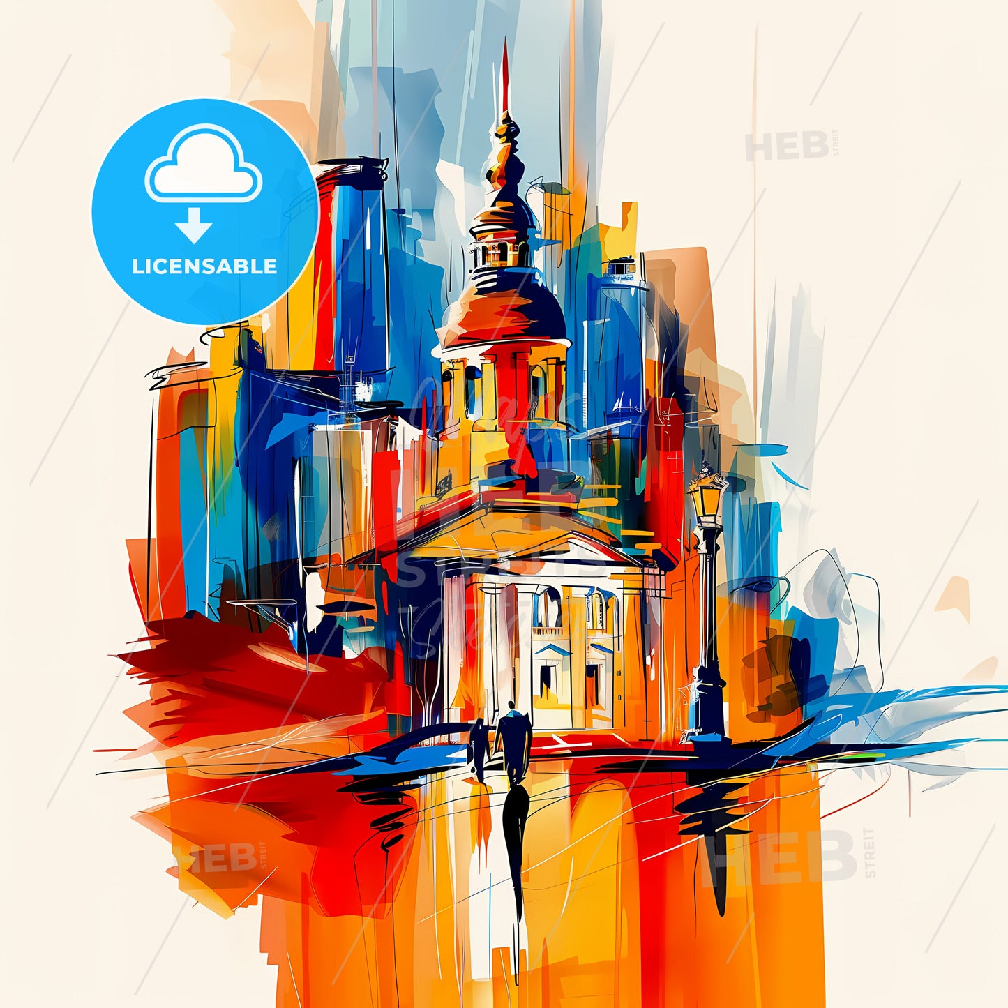 Vibrant Puente Alto, Chile - A Painting Of A City