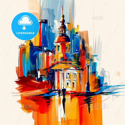 Vibrant Puente Alto, Chile - A Painting Of A City