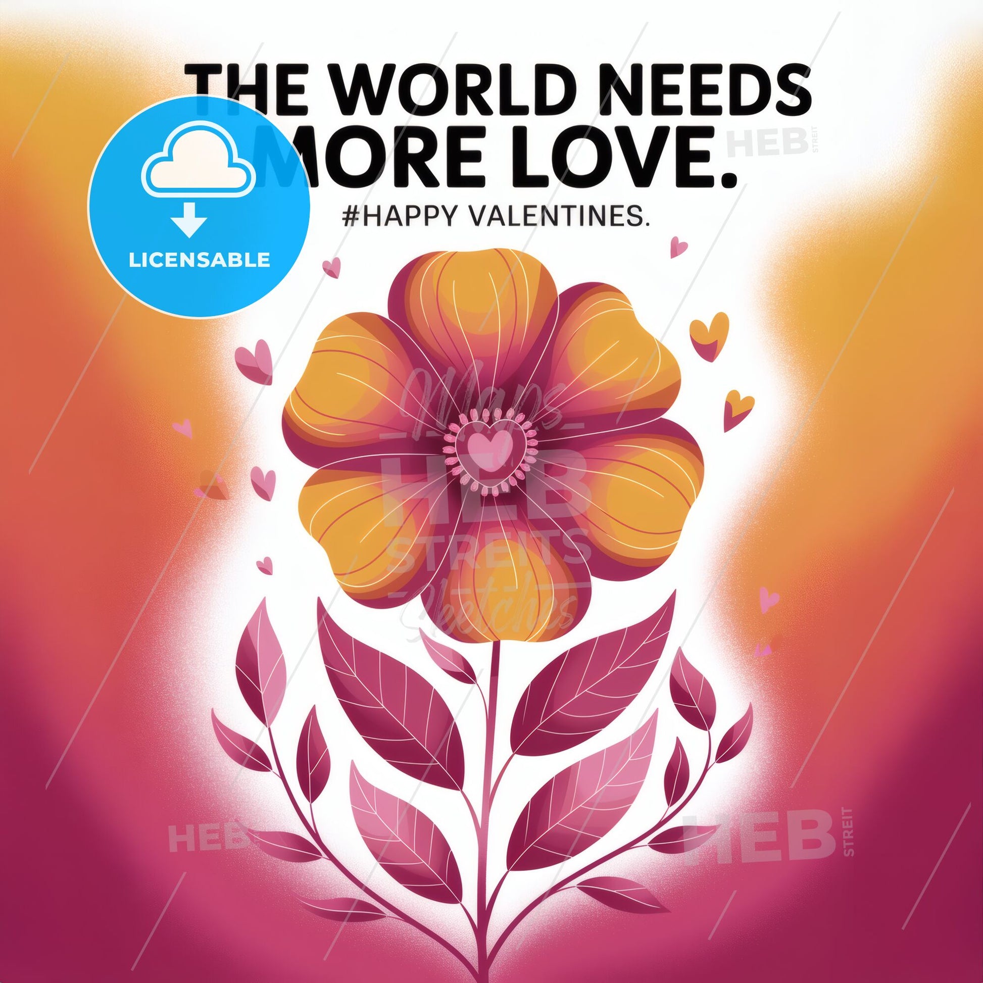 Radiant Love Bloom: A Heartfelt Tribute to Compassion and Connection