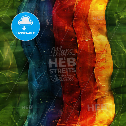 A Colorful Rainbow Colored Stripes