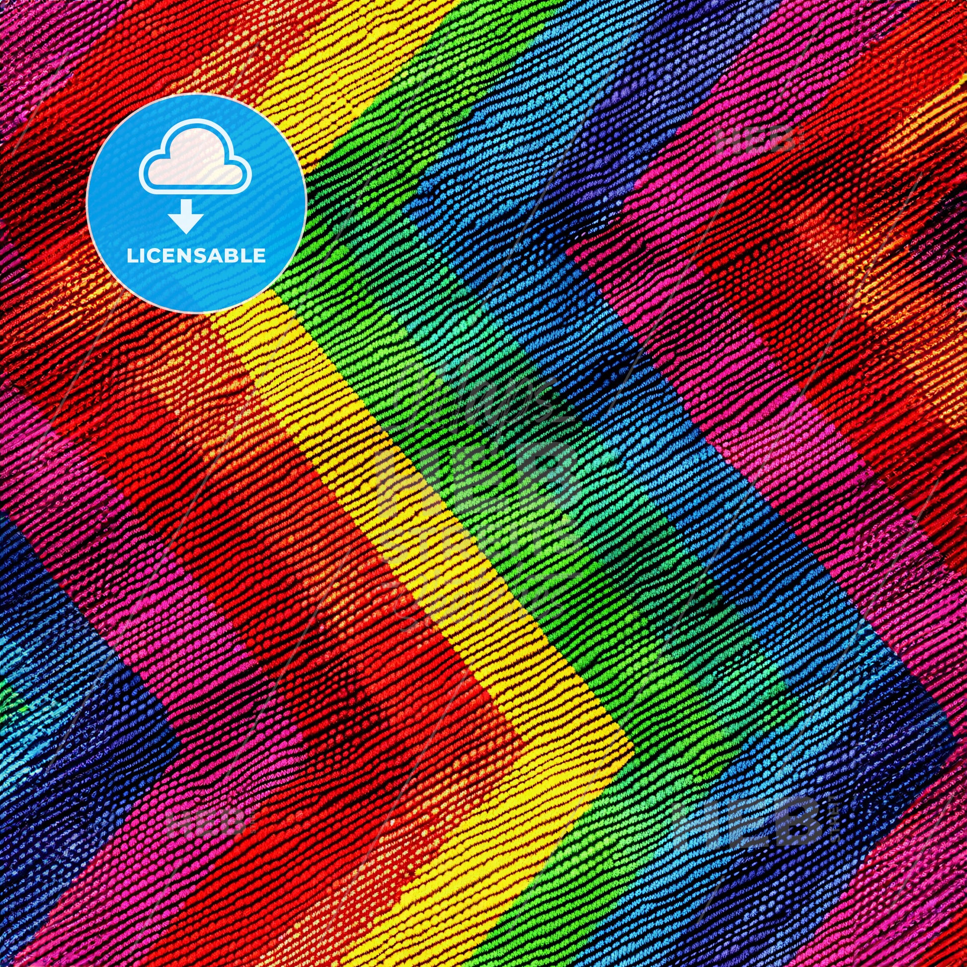 A Colorful Zigzag Pattern