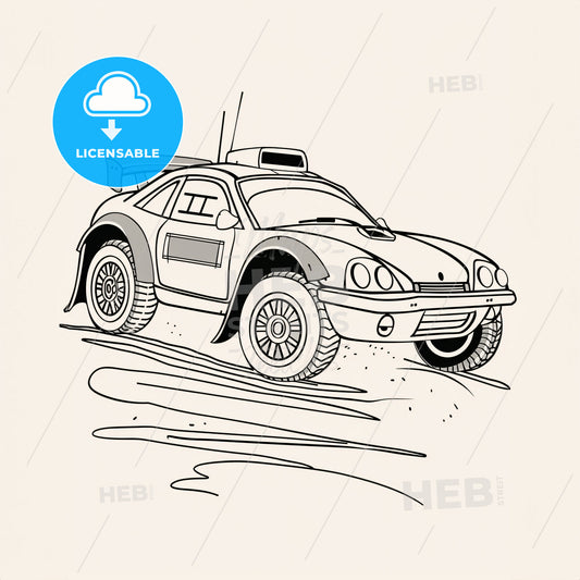 Rally Car - A Car With A Roof On It