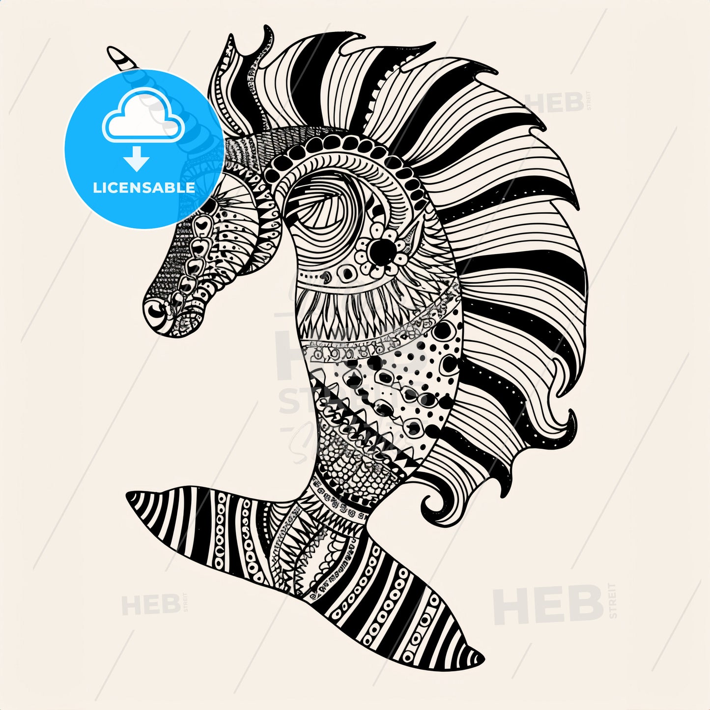 Seahorse - A Drawing Of A Unicorn