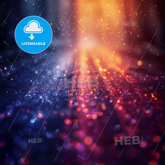 Sonic Scenes: The Rhythm of Colors - A colorful lights and sparkles