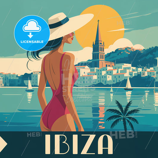 Sun-Kissed Serenity: Art Deco Escape to Ibiza's Coastal Charm