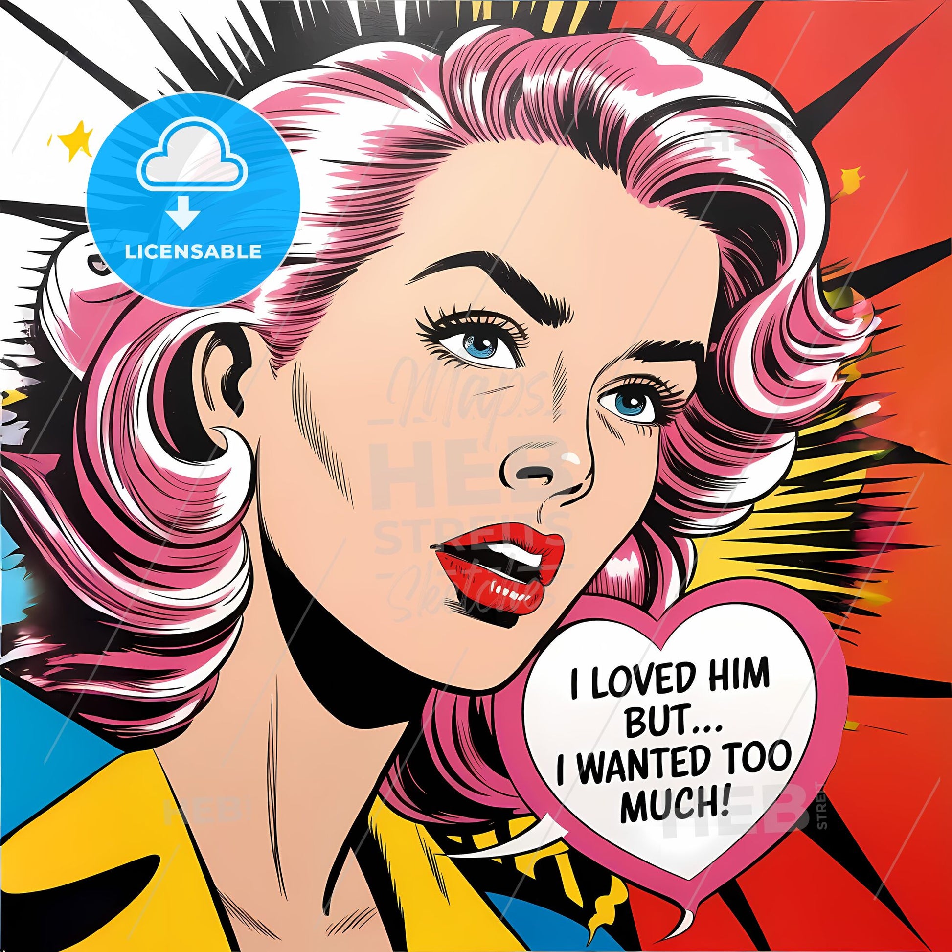 Surprised Romance: A Vintage-Style Diva in Pink and Heartfelt Dilemma