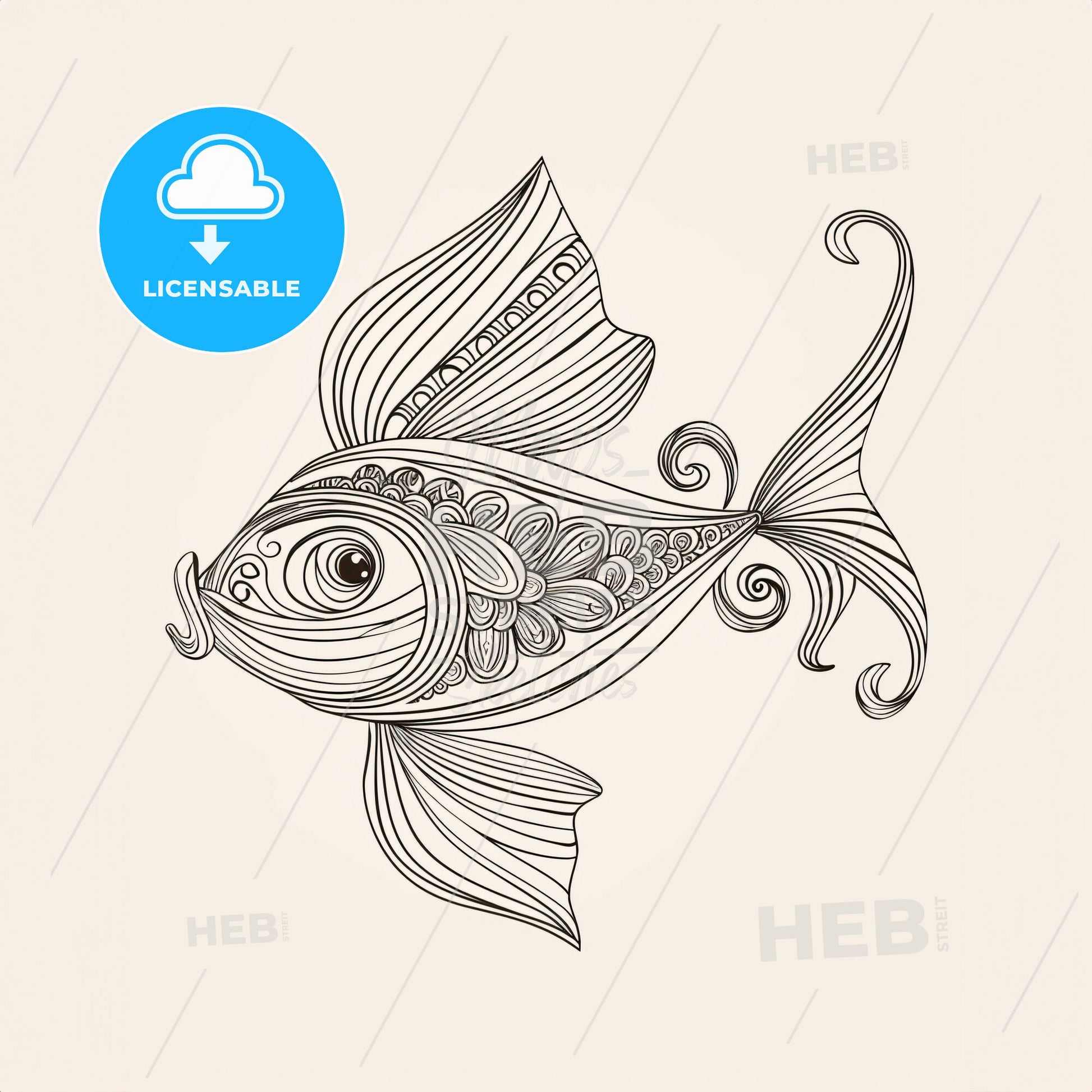 Swordfish - A Drawing Of A Fish