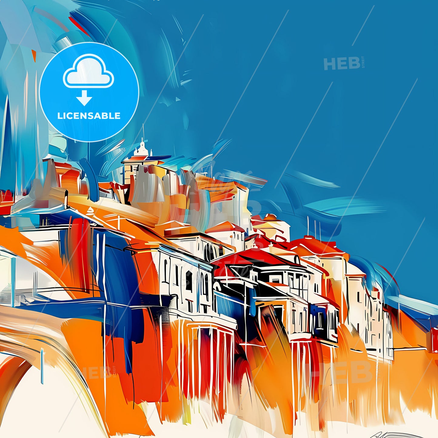 Vibrant Tauranga, New Zealand - A Painting Of A City