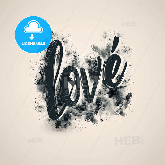 A Black Text With A White Background