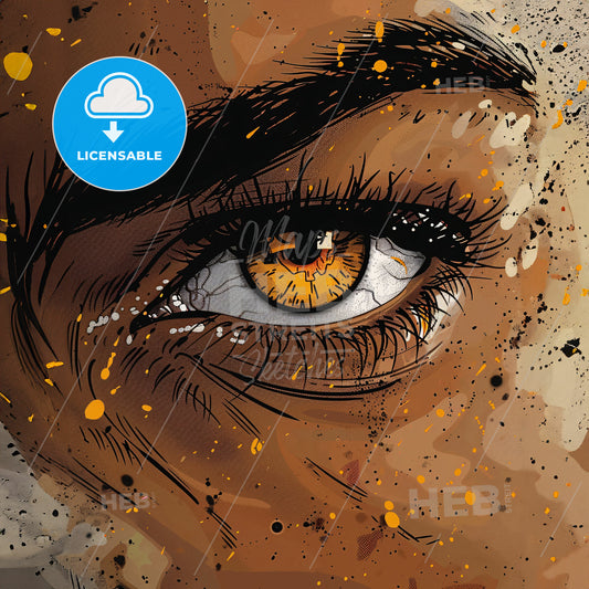 A Close Up Of An Eye