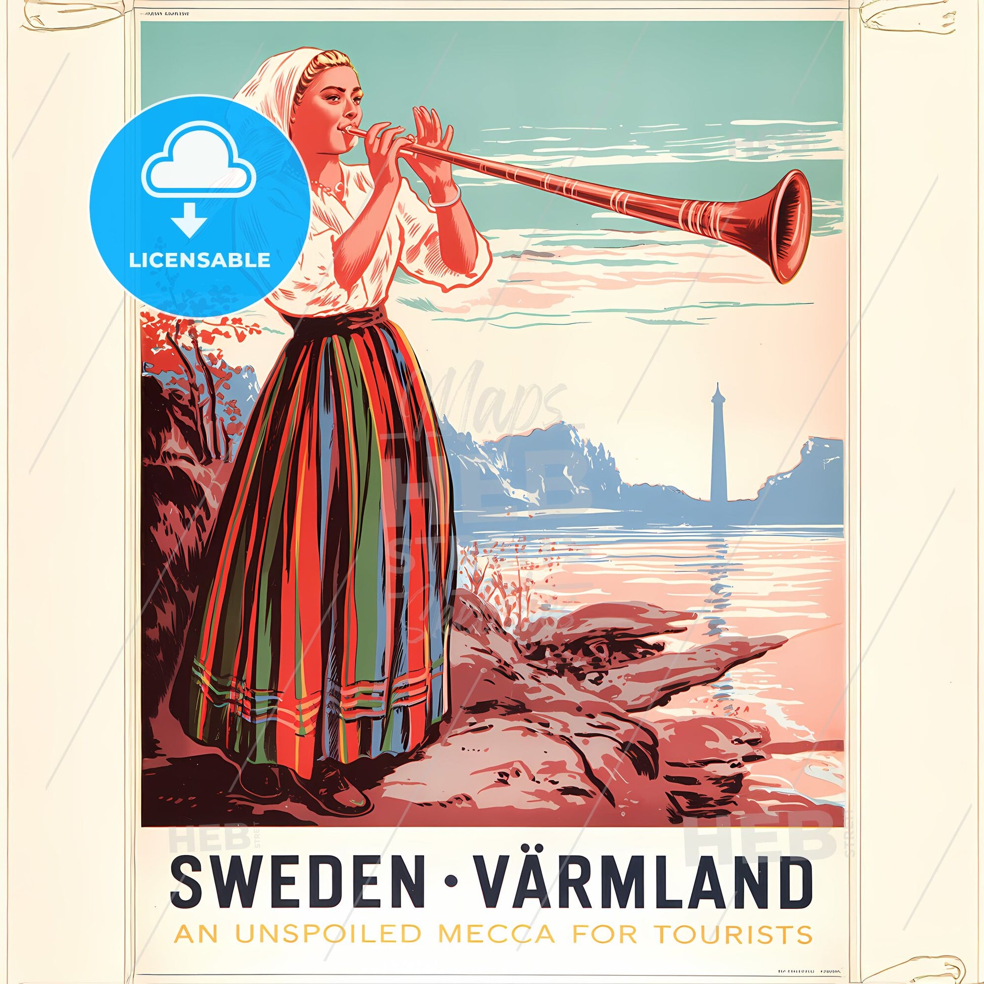 Timeless Scandinavian Charm: Folk Elegance & Scenic Värmland Vista