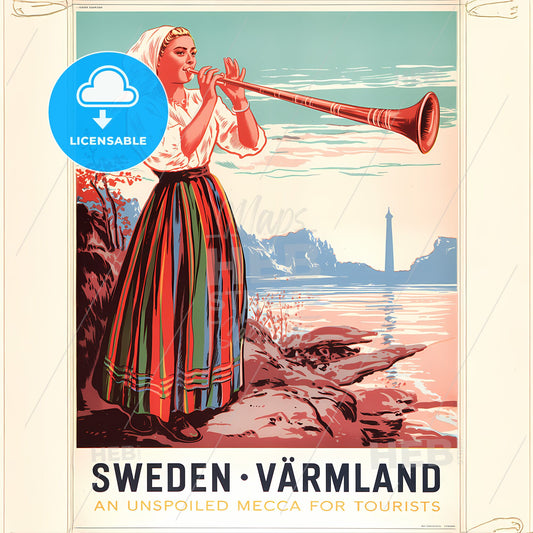 Timeless Scandinavian Charm: Folk Elegance & Scenic Värmland Vista