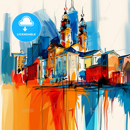 Vibrant Tyler, Texas - A Painting Of A City