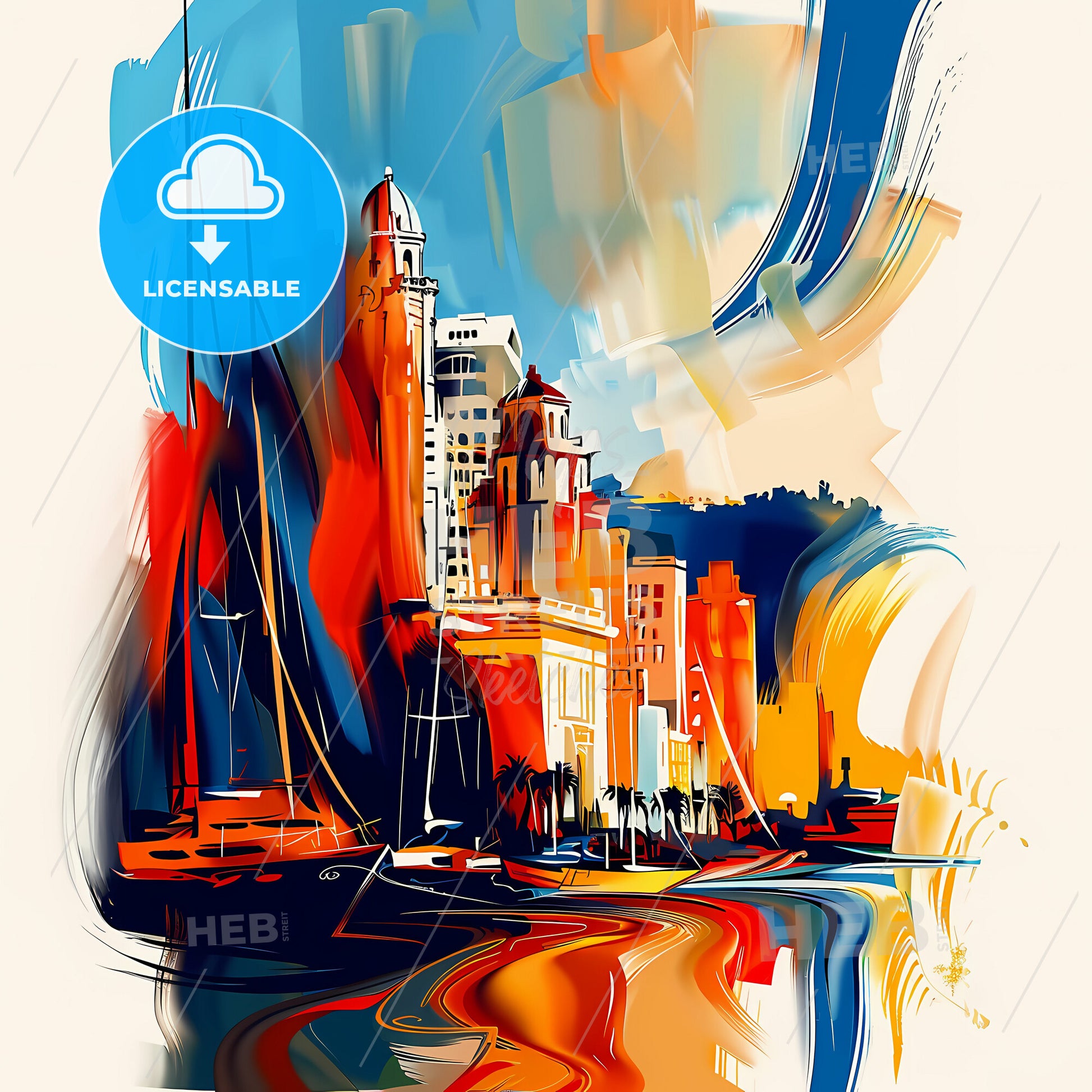 Vibrant Vallejo, California - A Painting Of A City