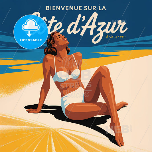 Vibrant Retro Riviera: Luxe Escape to Côte d'Azur Elegance