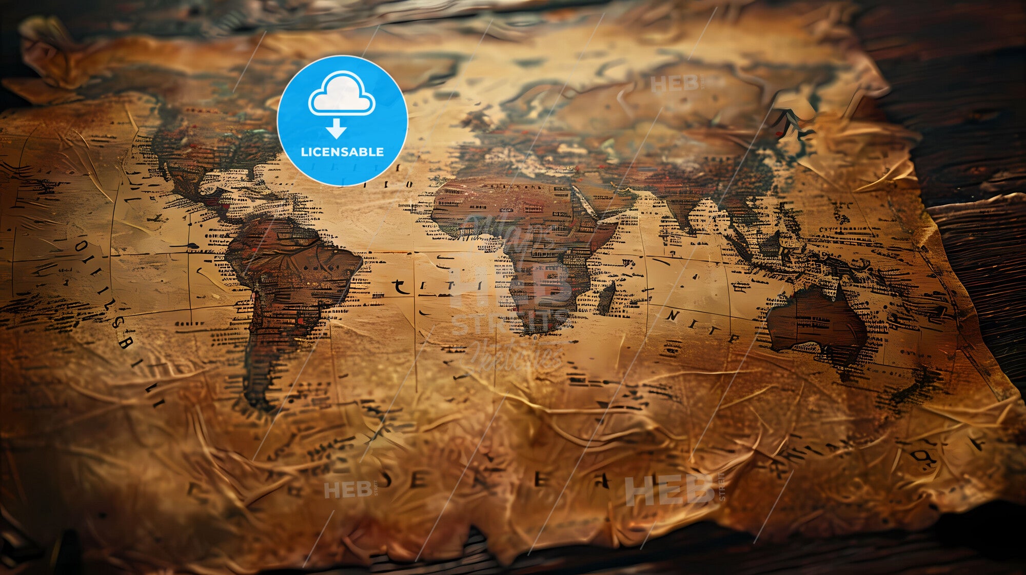 Vintage Artwork Map Background - Geographic Art, Vintage Map, World Map ...