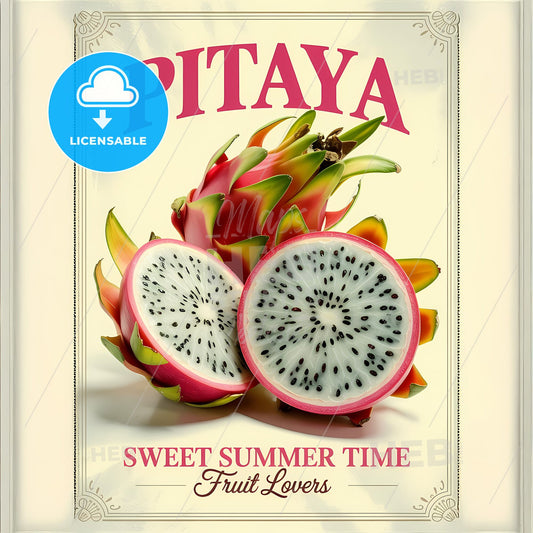 Vivid Pitaya Delight: A Taste of Sweet Summer Elegance