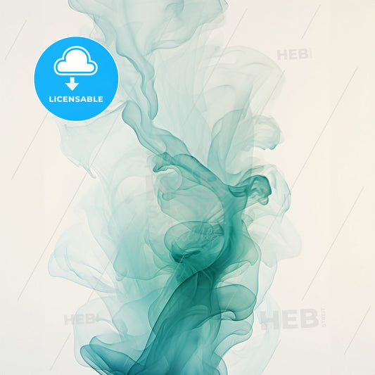 A Blue And Green Smoke