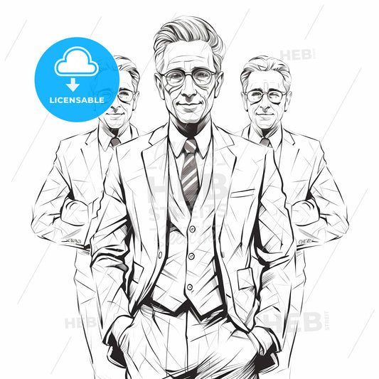 Man In A Suit With His Hands In His Pockets