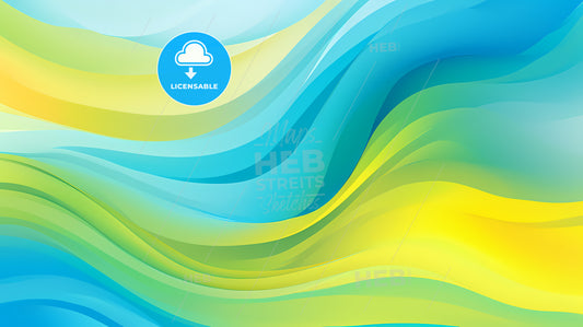 Colorful Background With Waves