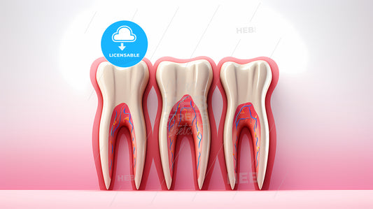 Row Of Teeth With Gums