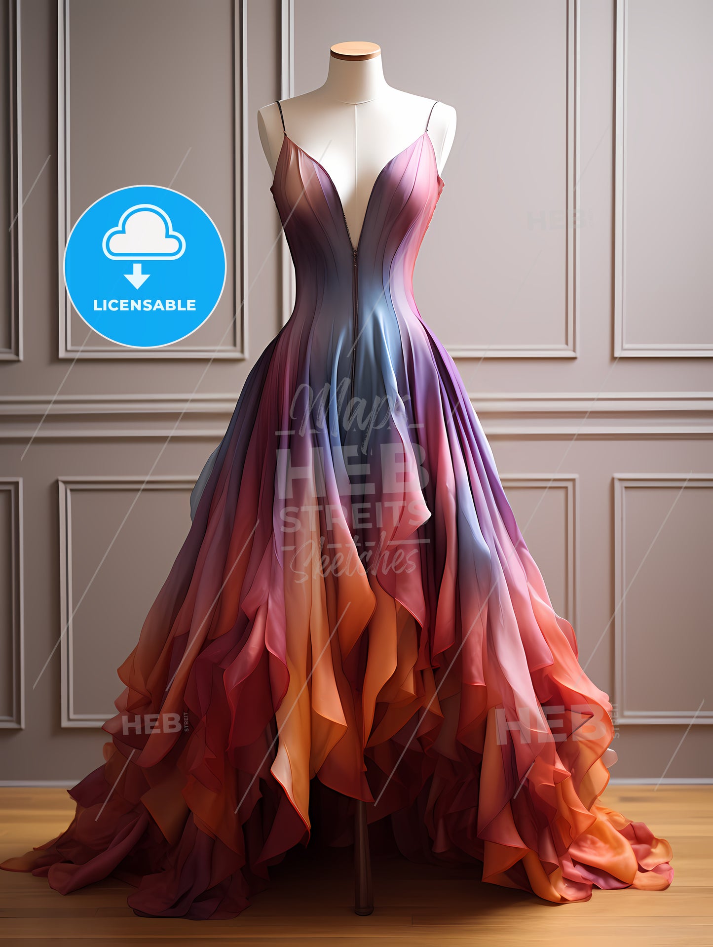 Mannequin Wearing A Dress