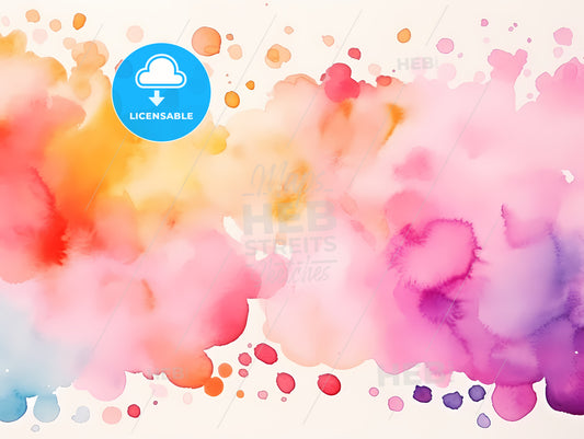 Colorful Watercolor Splashes