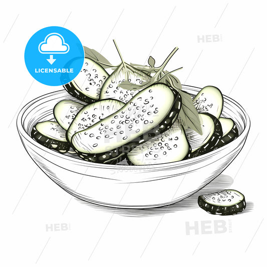 Bowl Of Cucumbers