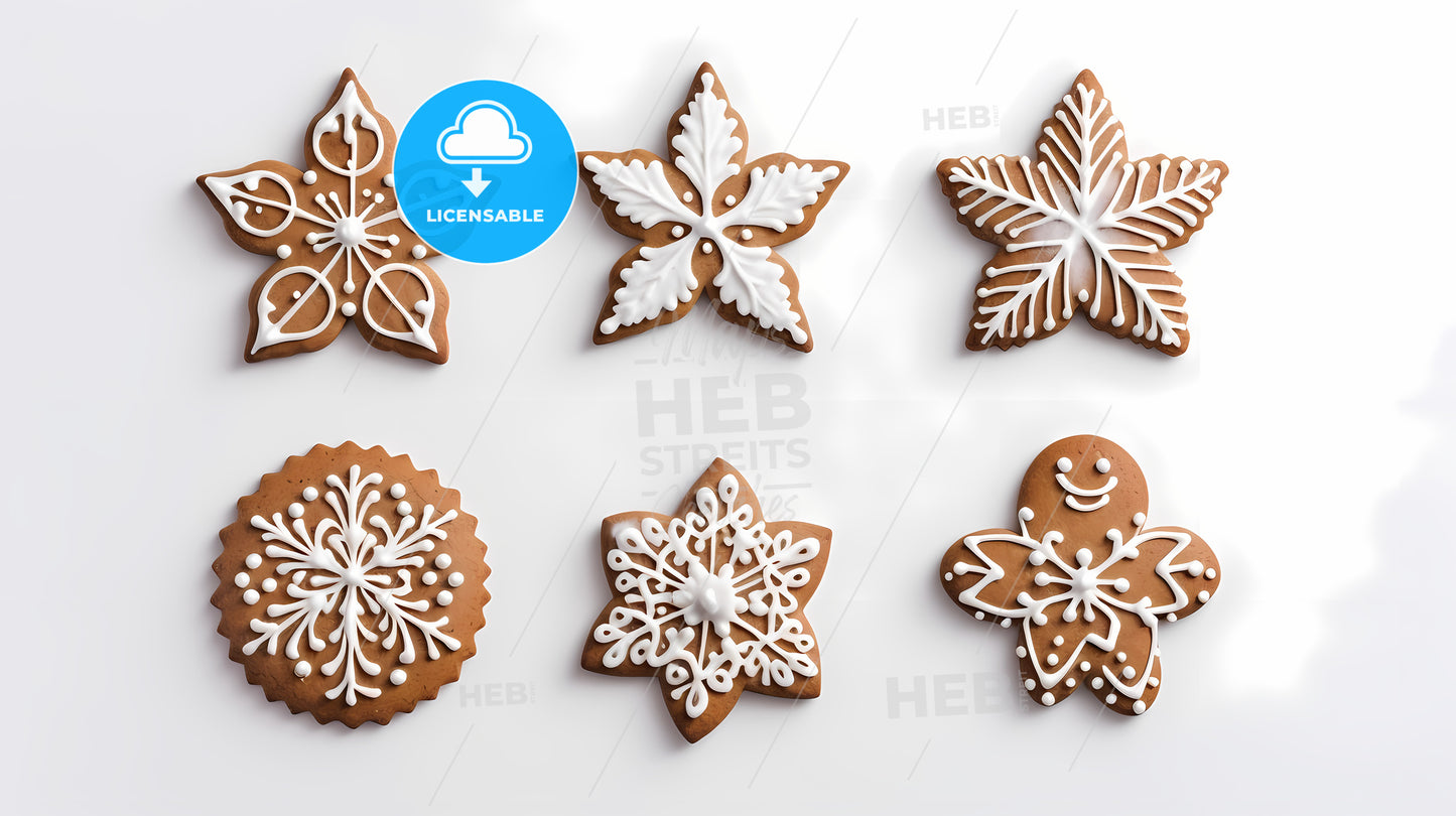 Group Of Gingerbread Cookies