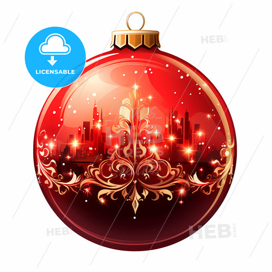 Red And Gold Ornament