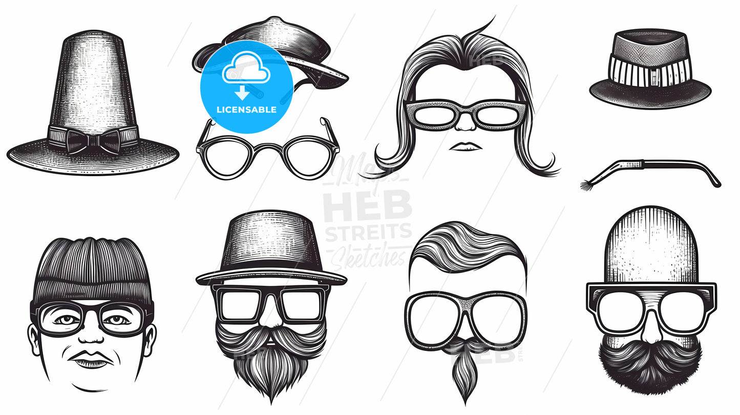 Collection Of Different Types Of Glasses
