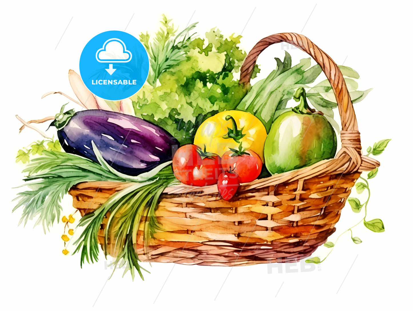 Basket Of Vegetables