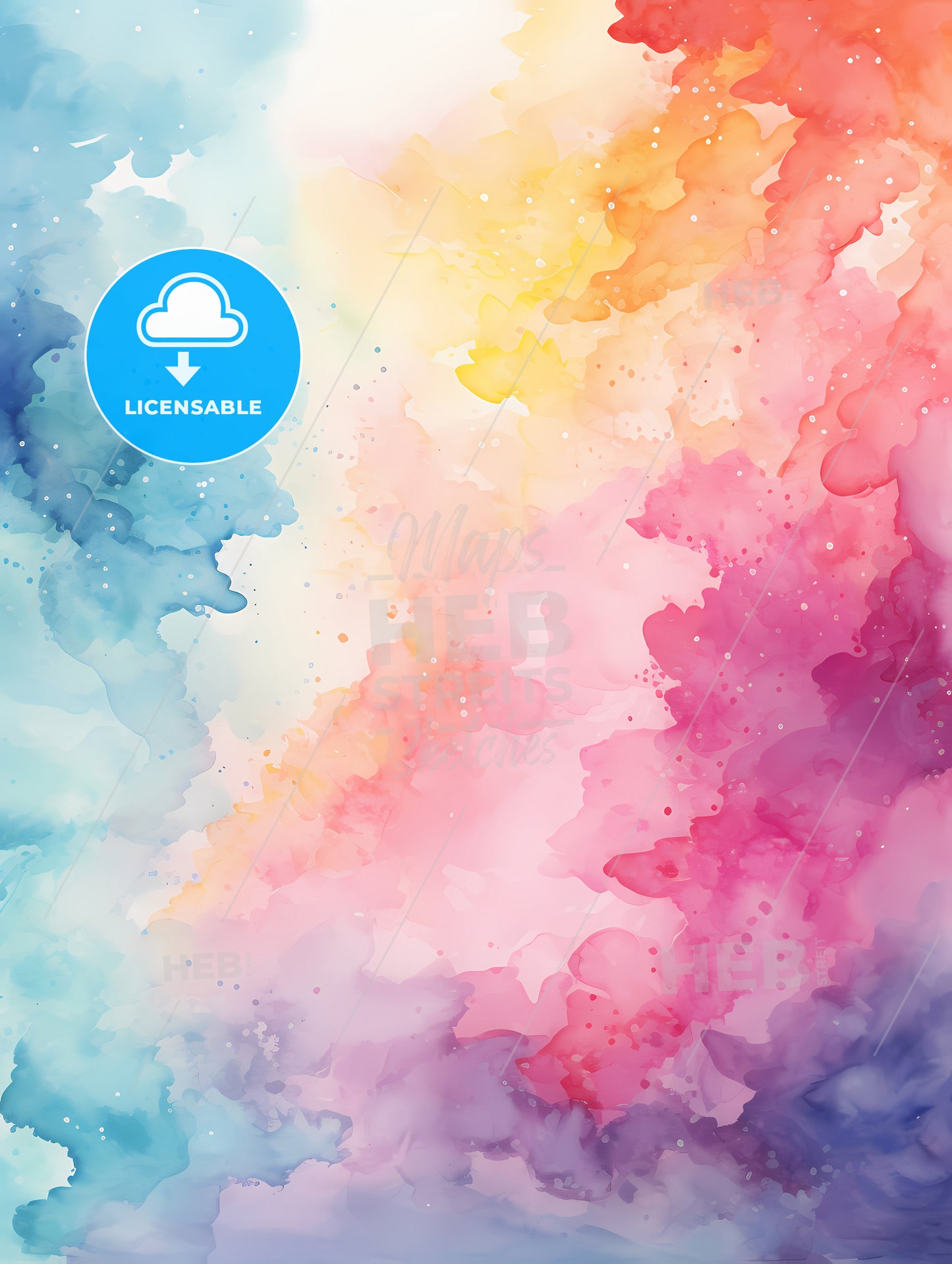 Colorful Watercolor Painting