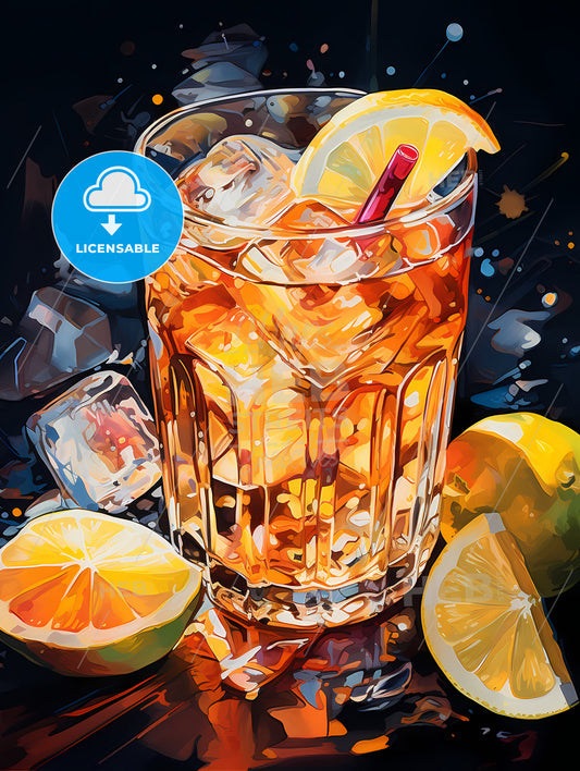 Apple chai gin and tonic