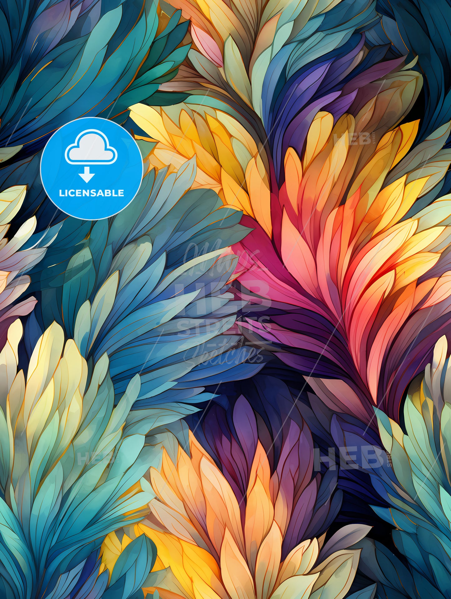 Art Deco style seamless pattern