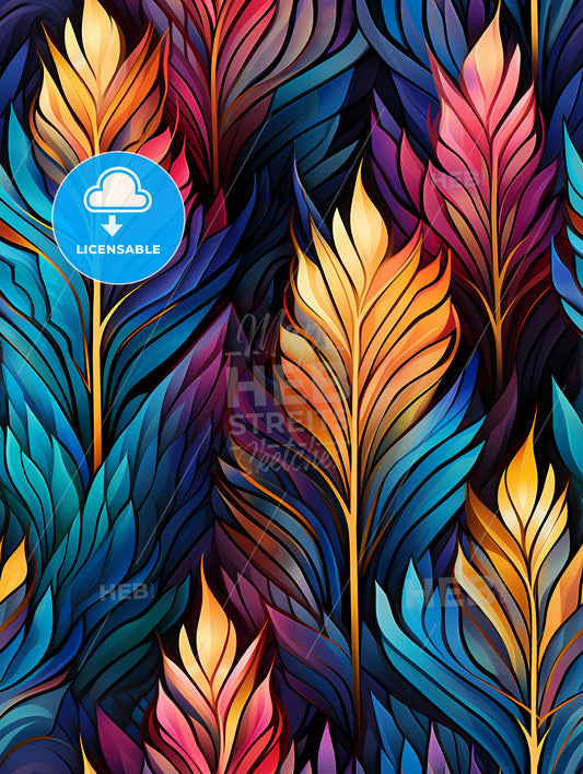 Art Deco style seamless pattern