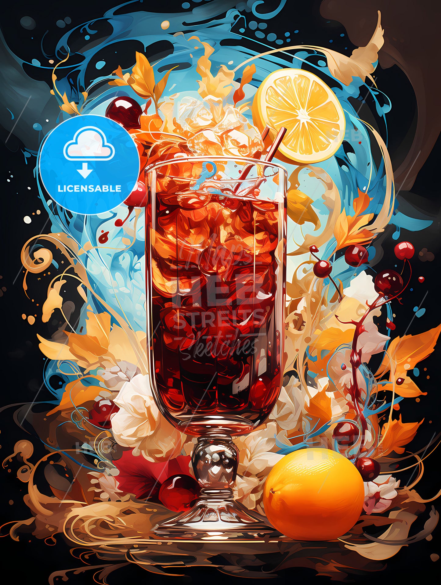 Blood and Sand Cocktail