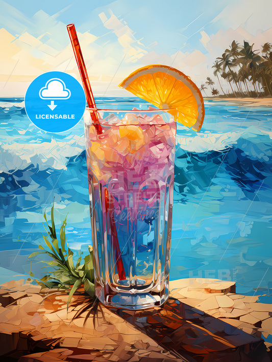 Blue Hawaii Drink